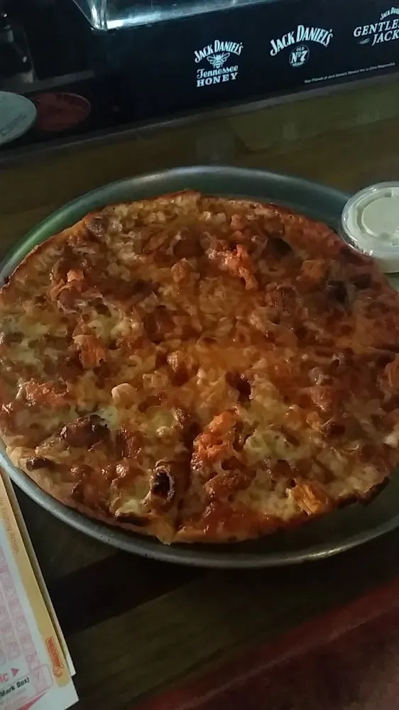 Buffalo Chicken Mozzarella Cheese Stix Pizza